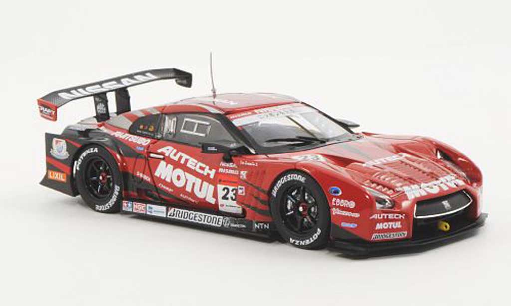 Nissan Skyline R35 1/43 Ebbro R35 GT-R No.23 Motul Autech S.Motoyama / M.Krumm Low Down Force Super GT500 2012 diecast model cars