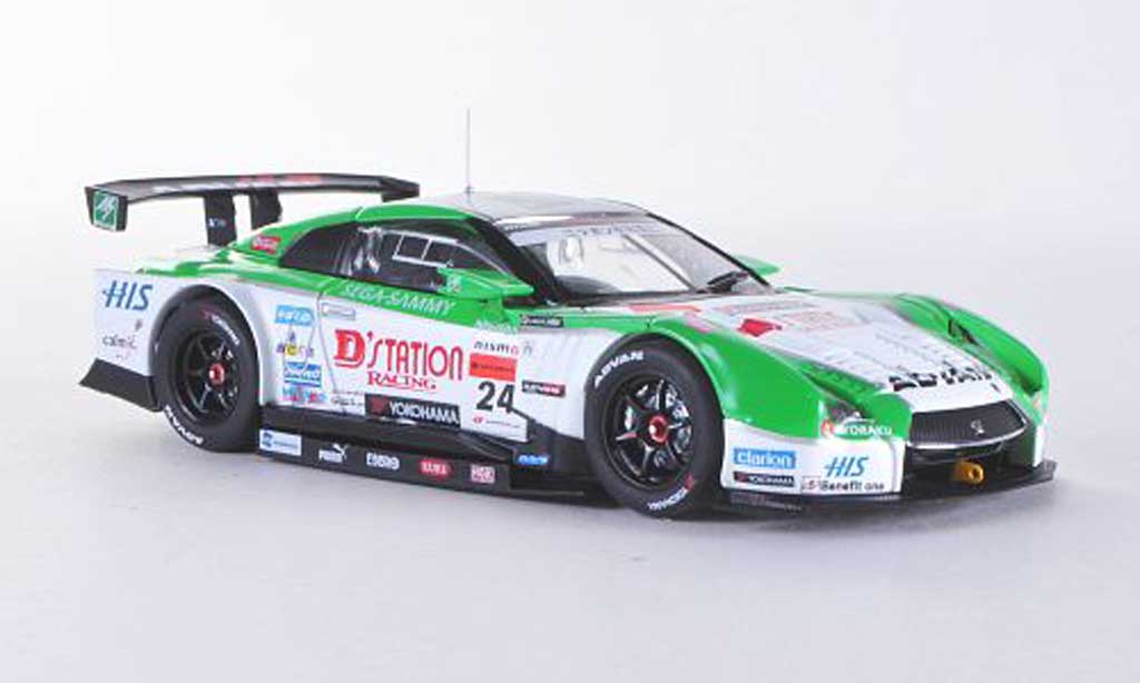 Nissan Skyline R35 1/43 Ebbro R35 GT-R No.24 D station/Advan Low Down Force Super GT500 2012 diecast model cars