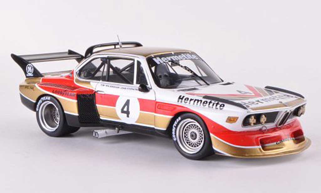 Bmw 3.0 CSL 1/43 Spark CSL Gr.5 No.4. Hermetite 6h Silverstone 1976 J.Fitzpatrick/T.Walkinshaw diecast model cars