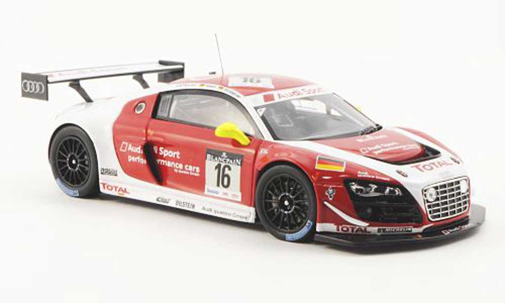 Audi R8 LMS 1/43 Spark LMS Ultra No.16 Sport A.Piccini/R.Rast/F.Stippler 24h Spa 2012 diecast model cars