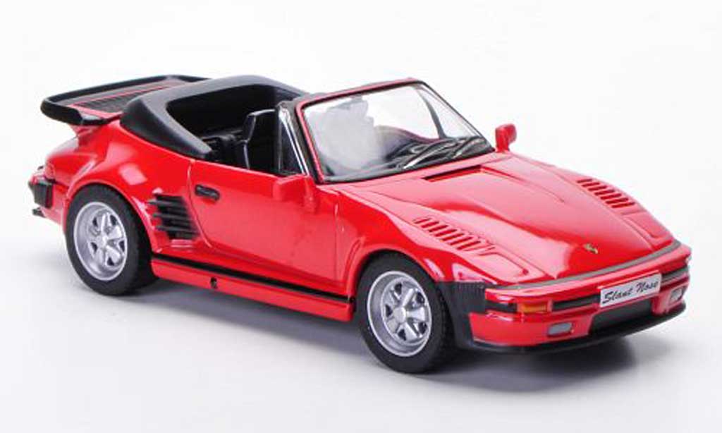 Porsche 930 1/43 Solido Carrera Convertible Flatnose red 1989 diecast model cars
