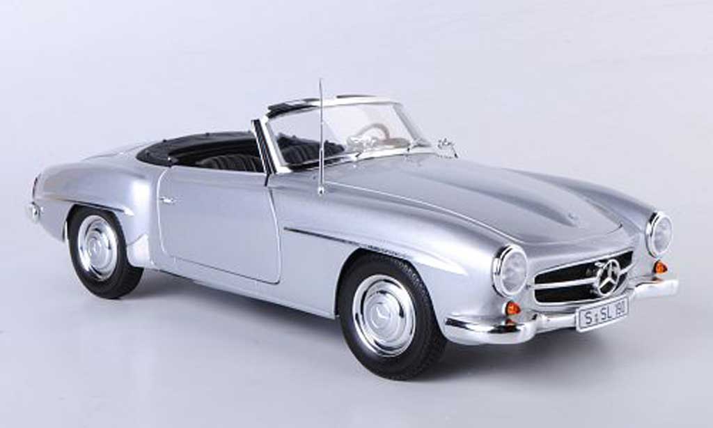 Mercedes 190 SL 1/18 Minichamps SL (W121) grey 1955 diecast model cars