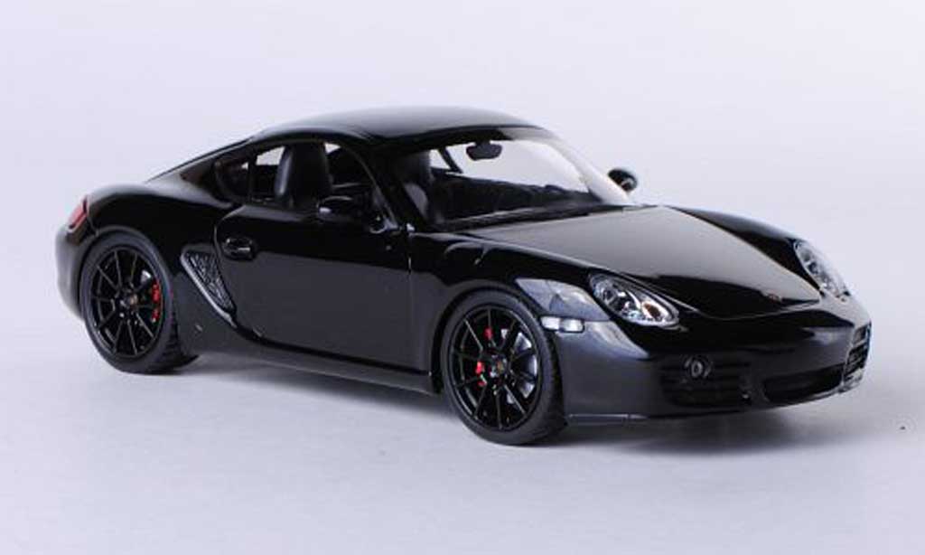 Porsche Cayman S 1/43 Minichamps S Black Edition black 2008 diecast model cars