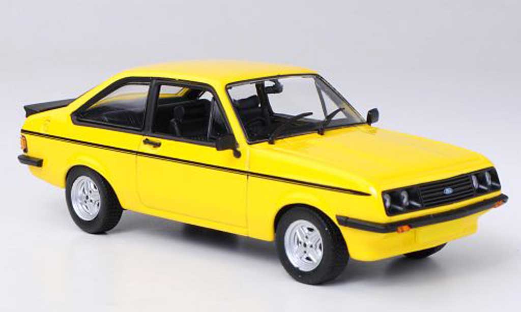 Ford Escort RS 2000 1/43 Minichamps RS 2000 MkII yellow RHD 1976 diecast model cars