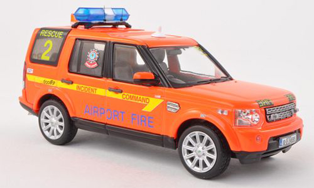 Land Rover Discovery 1/43 IXO 4 Dublin Airport feu Service Rescue pompiers (IRL) 2010 diecast model cars