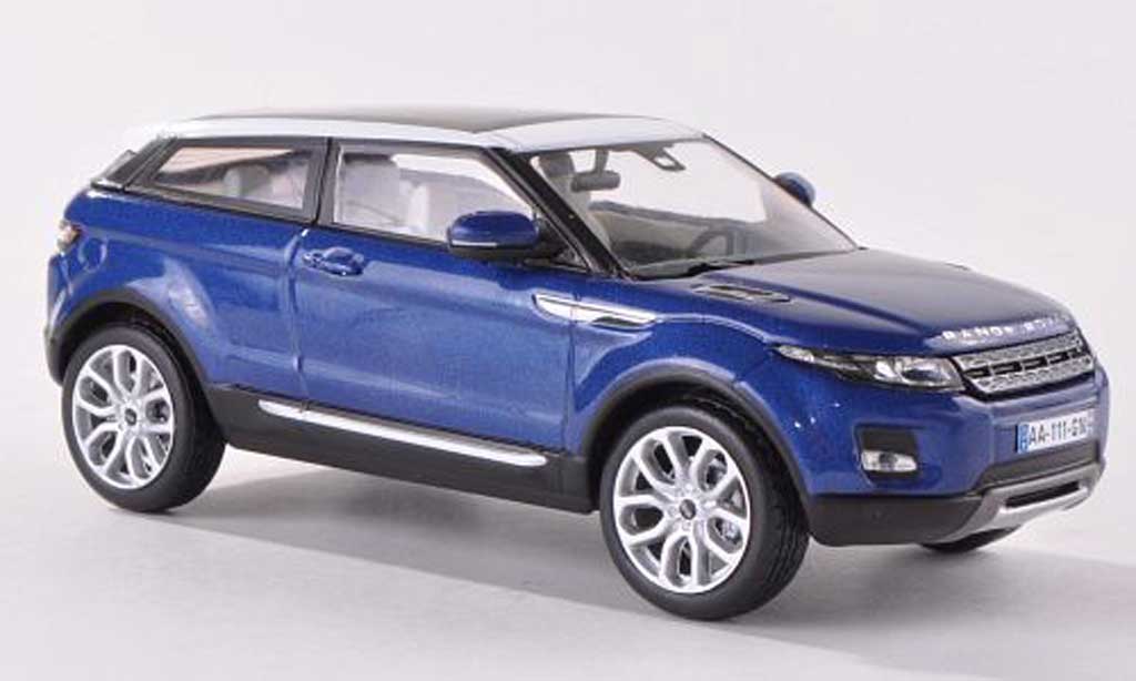 Range Rover Evoque 1/43 IXO blue/white 3-Turer 2011 diecast model cars