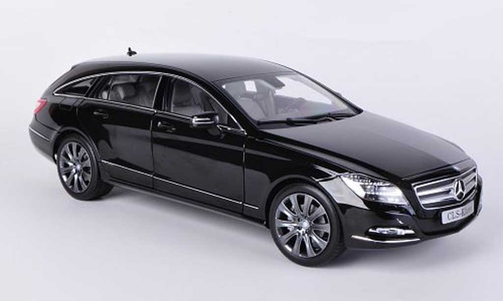 Mercedes Classe CLS Shooting Brake 1/18 Norev Shooting Brake (X218) black 2012 diecast model cars