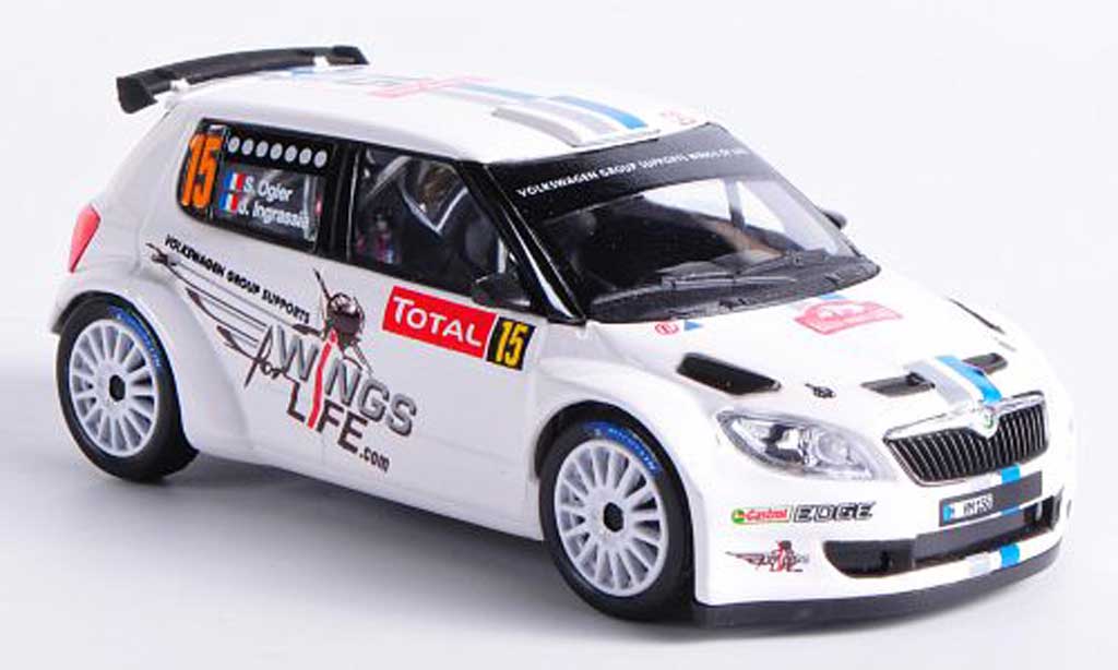 Skoda Fabia S2000 1/43 Abrex S2000 No.15 S.Ogier / J.Ingrassia Rally Monte Carlo 2012 diecast model cars