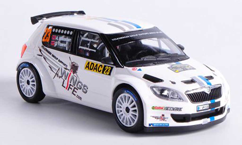 Skoda Fabia S2000 1/43 Abrex S2000 No.23 A.Mikkelsen / O.Floene ADAC Rally Deutschland 2012 diecast model cars