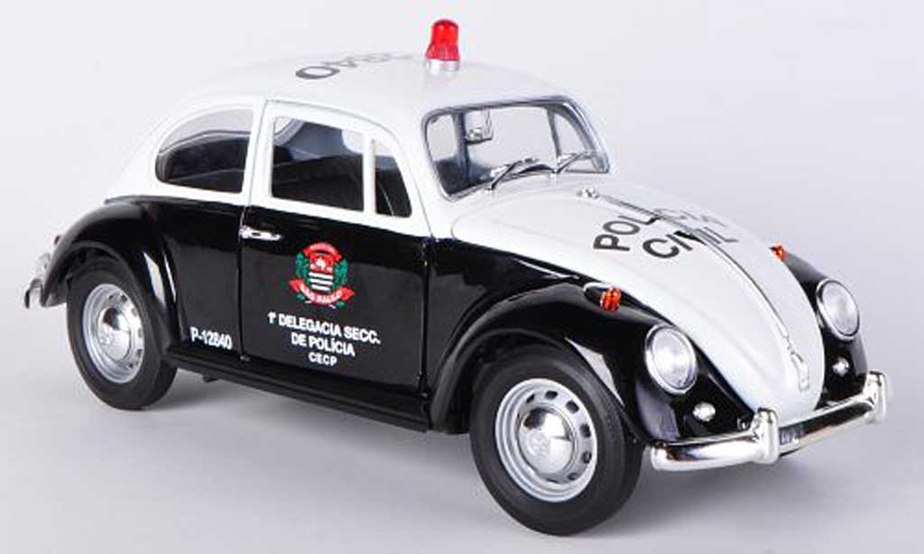 Volkswagen Kafer 1/18 Greenlight Policia Civil - Sao Paulo Police (BRA) 1967 diecast model cars