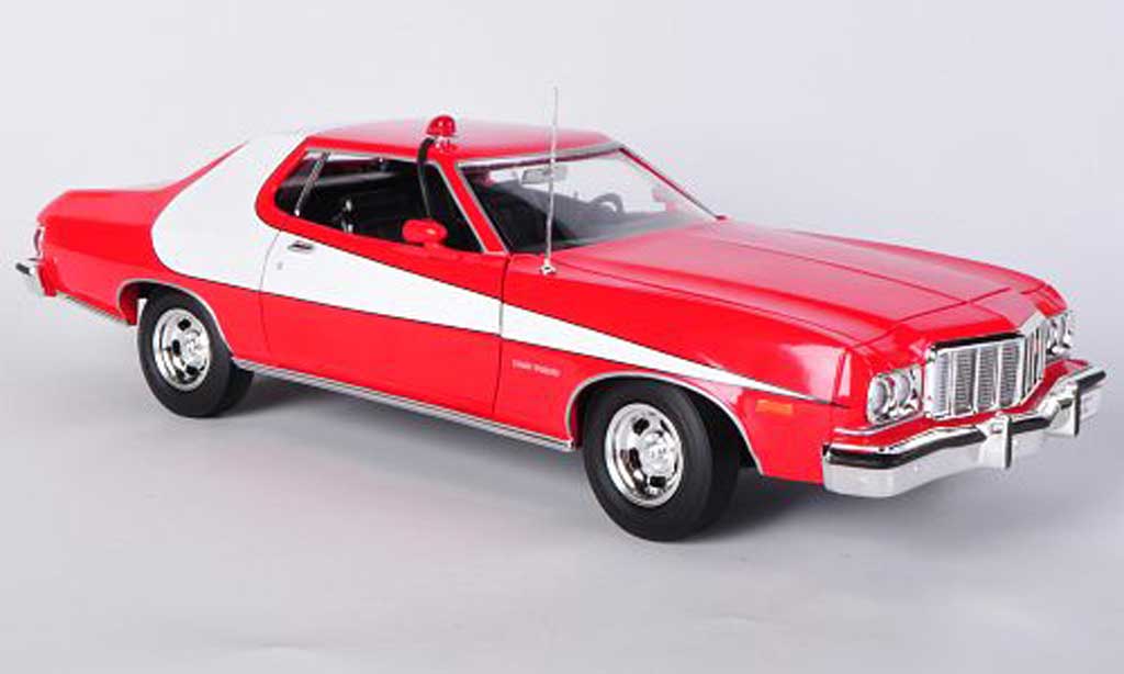 Ford Gran Torino 1/18 Greenlight red/white Starsky & Hutch 1974 diecast model cars