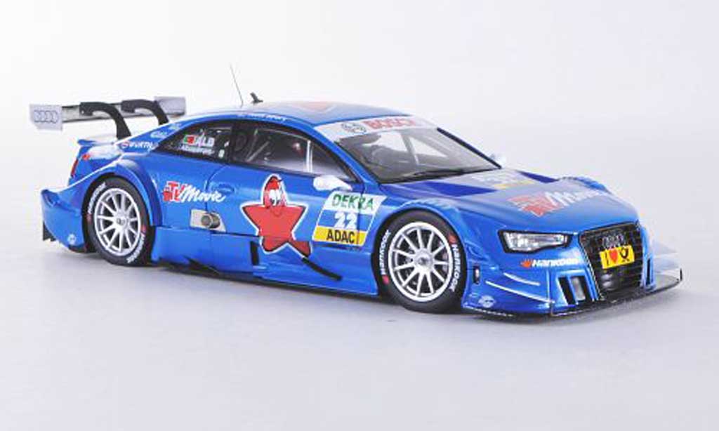 Audi A5 DTM 1/43 Spark DTM No.22 TV Movie F.Albuquerque Saison 2012 F.Albuquerque diecast model cars