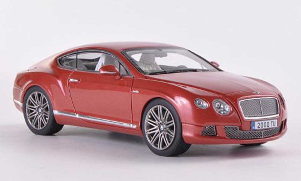 Bentley Continental GT 1/43 Look Smart GT Speed red-brown diecast model cars