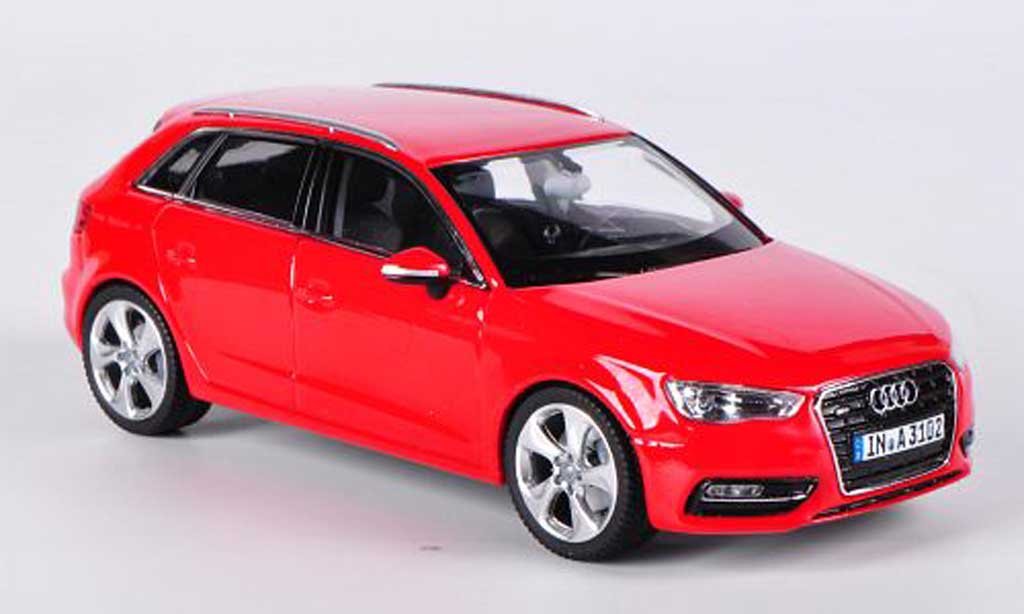Audi A3 1/43 Schuco Sportback red 2012 diecast model cars