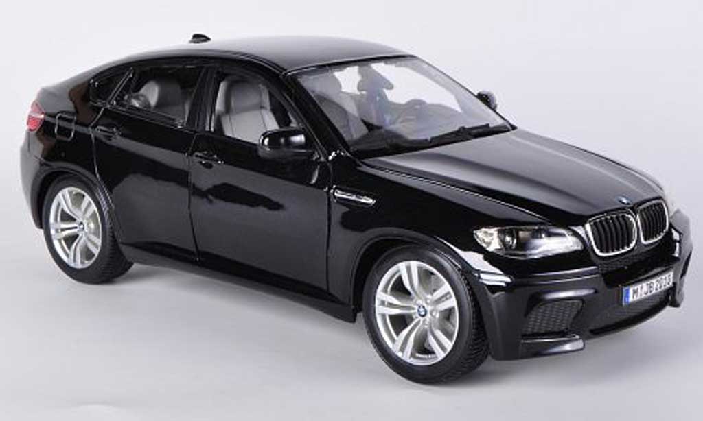 Bmw X6 E71 1/18 Burago E71 M black diecast model cars