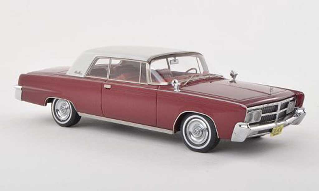 Imperial Crown 1/43 Neo 2-Door Hardtop Coupe black-red/lumineuses-white 1965 diecast model cars