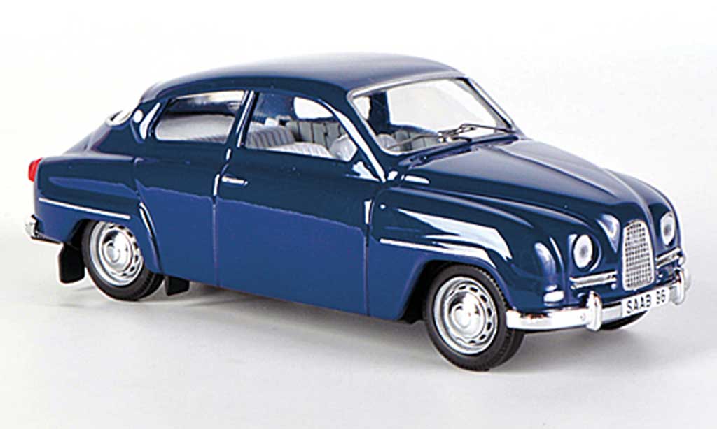 Saab 96 1/43 Skandinavisk blue 10 diecast model cars