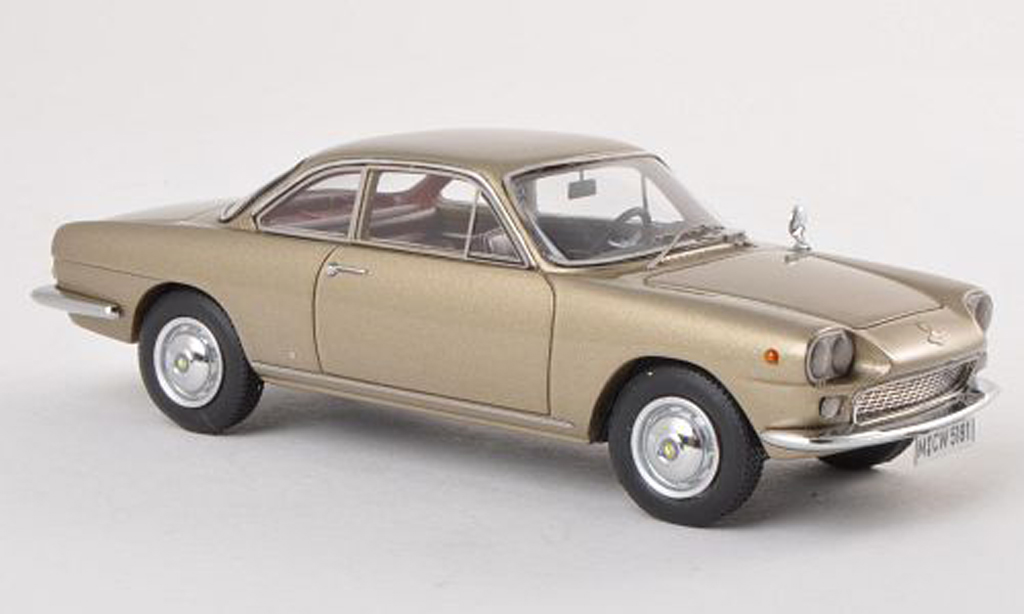 NSU 1500 TS 1/43 Neo TS Neckar Siata black-beige limitee edition 300 piece 1963 diecast model cars