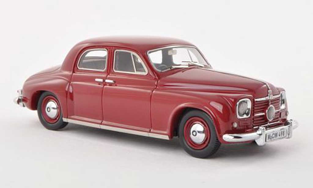 Rover P4 75 1/43 Neo black-red RHD limitee edition 300 piece 1949 diecast model cars