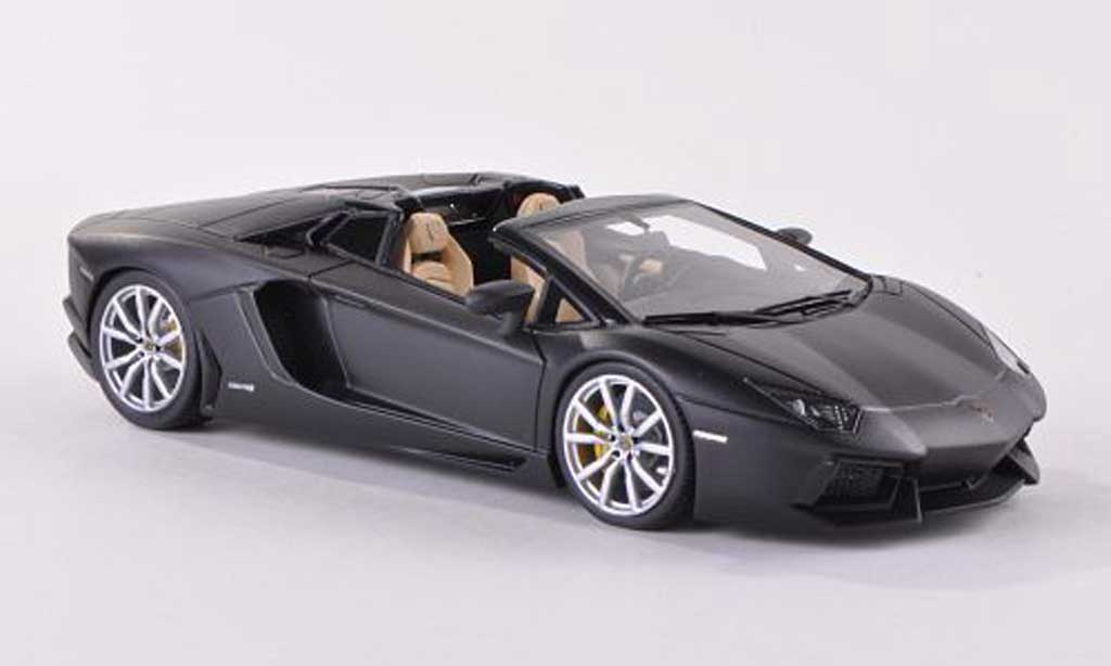 Lamborghini Aventador Roadster 1/43 Look Smart Roadster LP700-4 mattblack diecast model cars