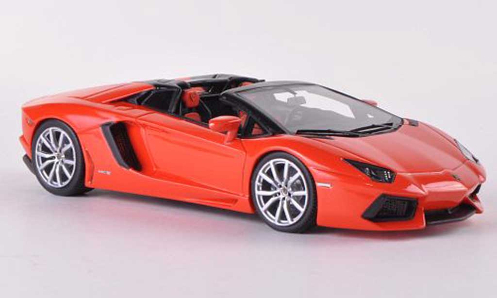 Lamborghini Aventador Roadster 1/43 Look Smart Roadster LP700-4 orange diecast model cars