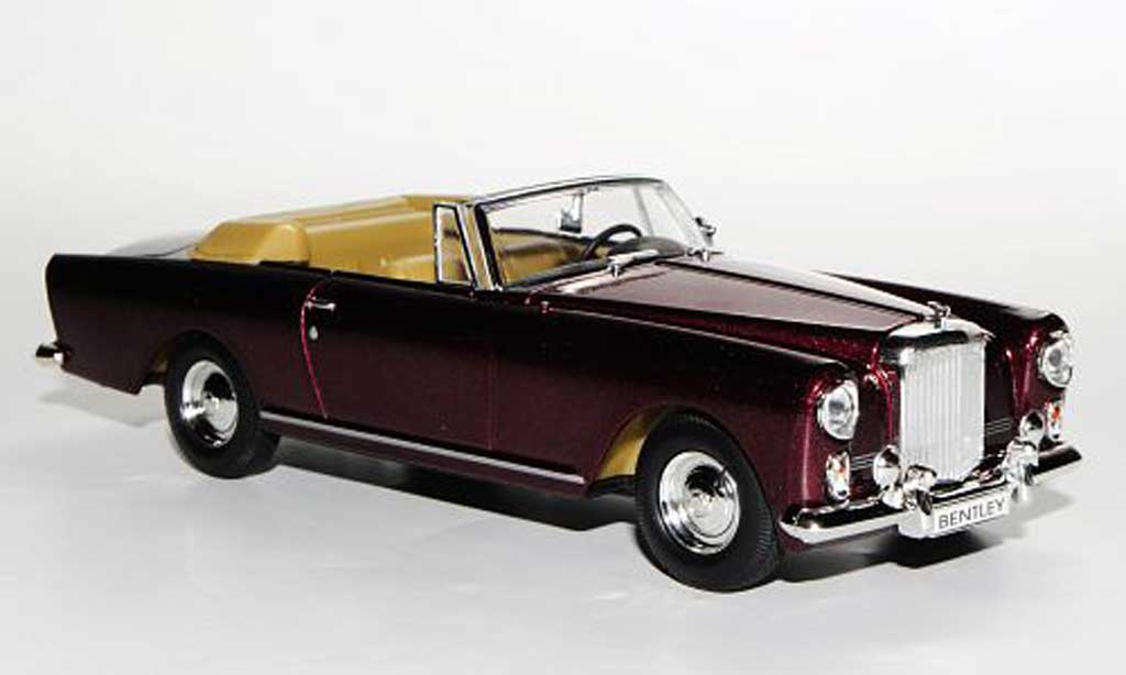 Bentley Continental S2 1/43 Yat Ming S2 DHC Park Ward red LHD diecast model cars