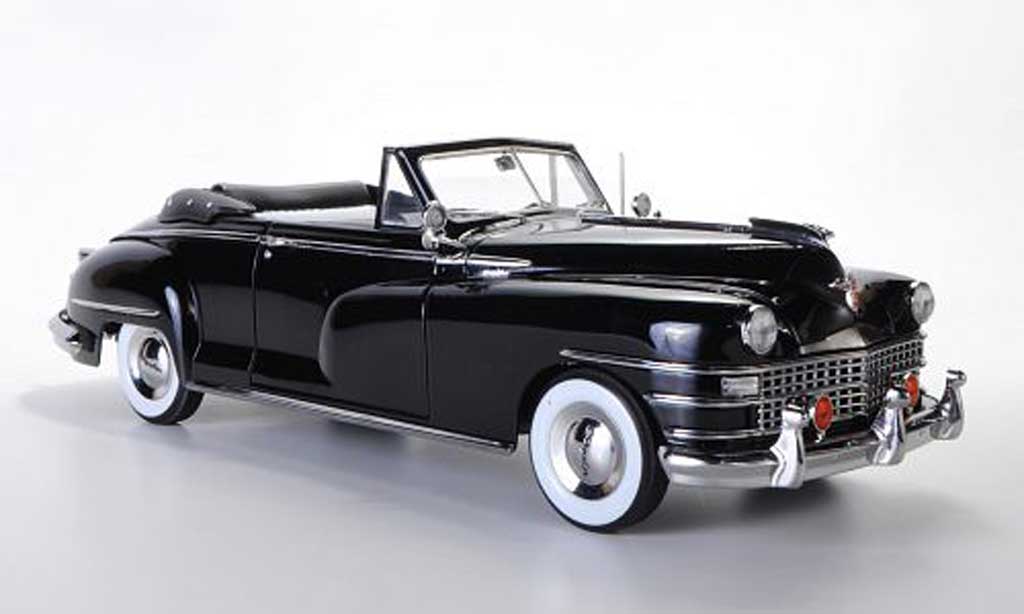Chrysler New Yorker 1/18 Signature 2-Door Convertible black 1948 diecast model cars