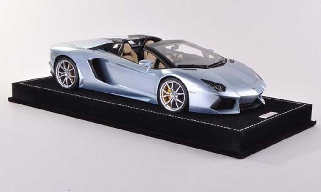 Lamborghini Aventador LP700-4 1/18 MR Collection LP700-4 Roadster greyblue diecast model cars