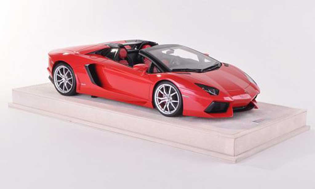 Lamborghini Aventador LP700-4 1/18 MR Collection LP700-4 Roadster red diecast model cars