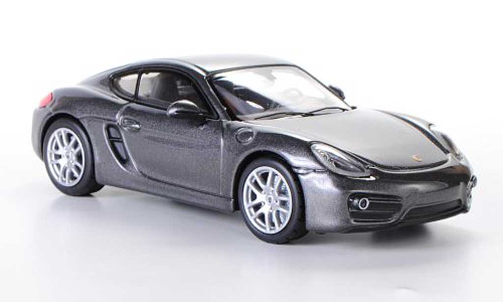 Porsche Cayman 1/43 Norev (Typ 981C) grey 2013 diecast model cars