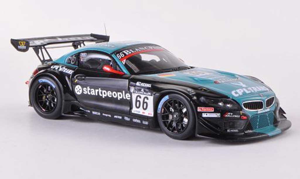 Bmw Z4 E89 1/43 Spark E89 No.66 City Challenge 24h Spa 2012 G.Franchi/F.Kechele/M.Lauda diecast model cars