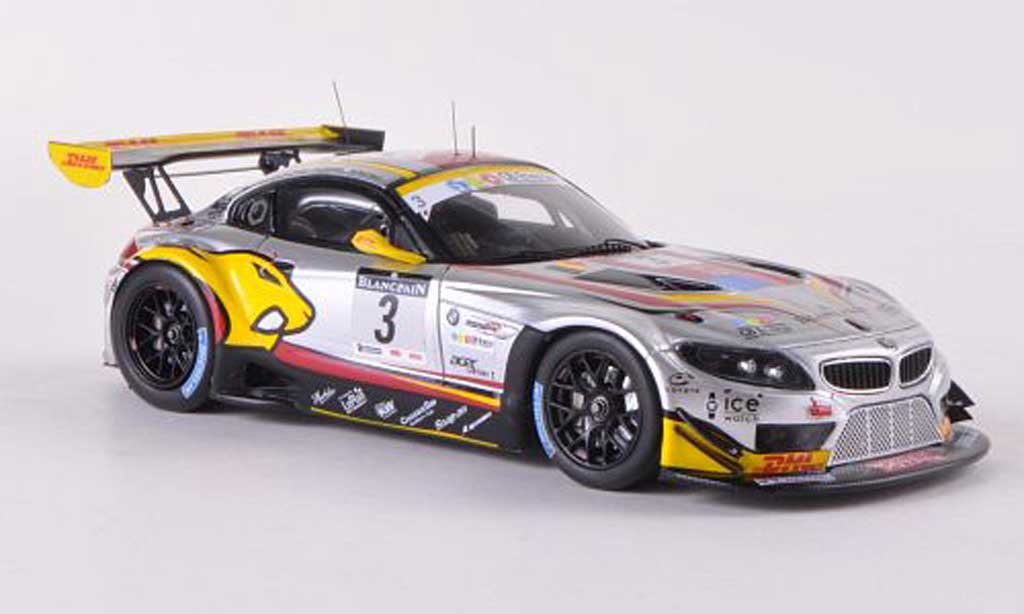 Bmw Z4 E89 1/43 Spark E89 No.3 DHL 24h Spa 2012 M.Palttala/B.Leinders/M.Martin diecast model cars
