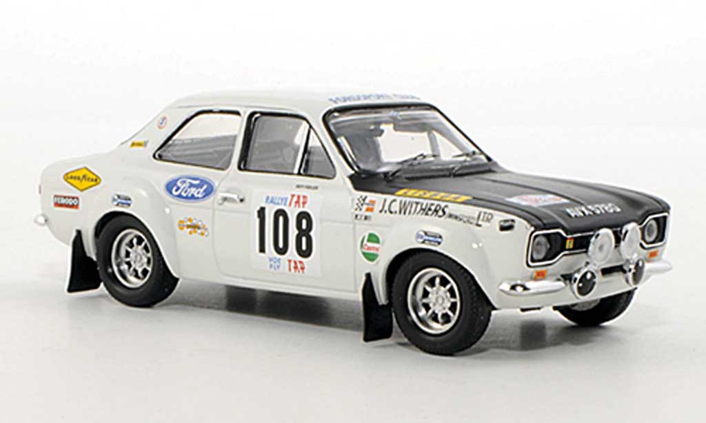 Ford Escort MK1 1/43 Trofeu MK1 1600 TC No.108 R.Fiddler / B.Hughes Rally Portugal 1970 diecast model cars