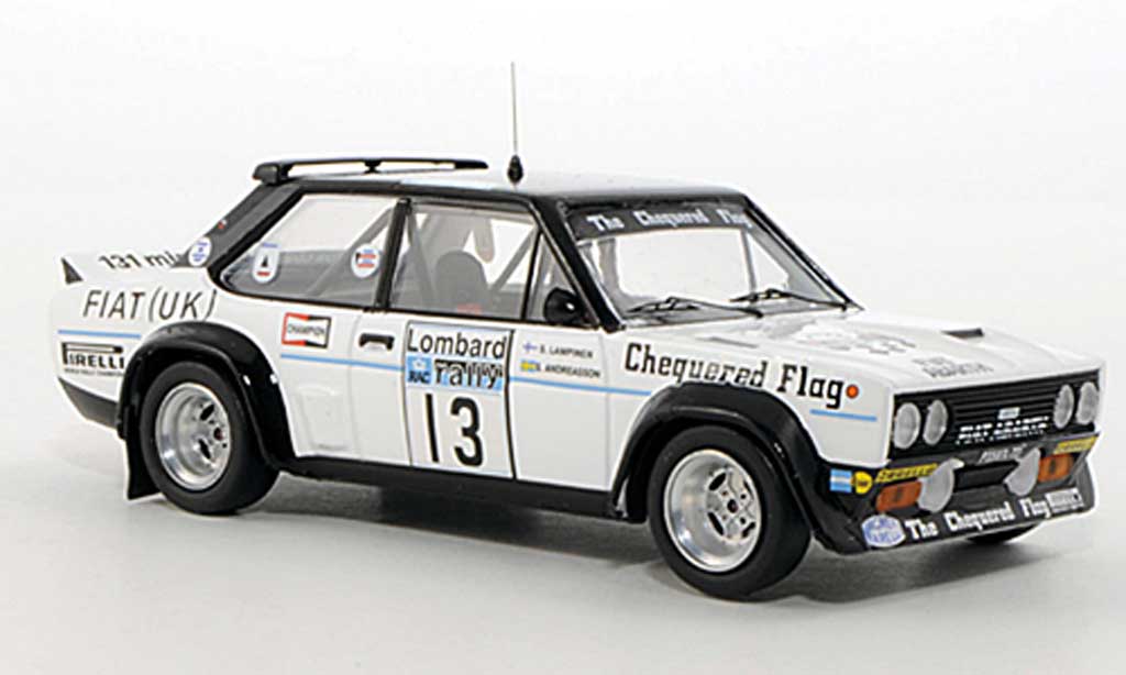 Fiat 131 Abarth 1/43 Trofeu Abarth Abarth No.13 Chequered Flag S.Andreasson / S.Lampinen RAC Rally Grossbritannien 1977 diecast model cars