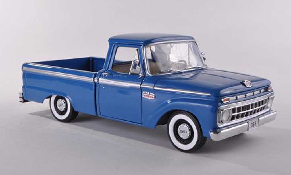 Ford F1 1/18 Sun Star 00 Douane Cab Pickup blue 1965 diecast model cars