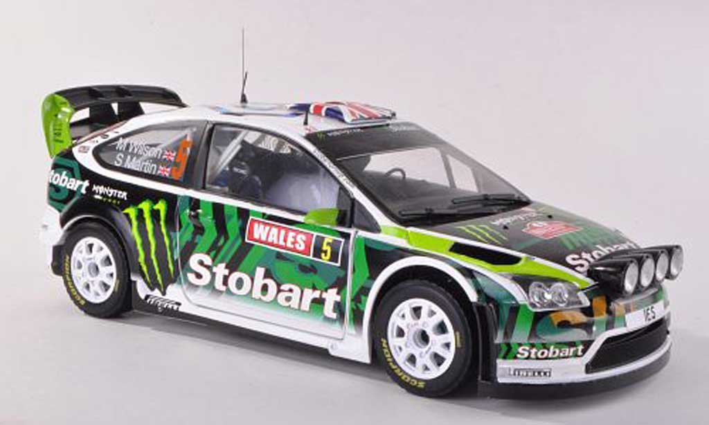 Ford Focus RS WRC 1/43 Sun Star RS WRC 2008 No.5 Stobart/Monster Rally Grande-Bretagne 2010 M.Wilson/S.Martin diecast model cars