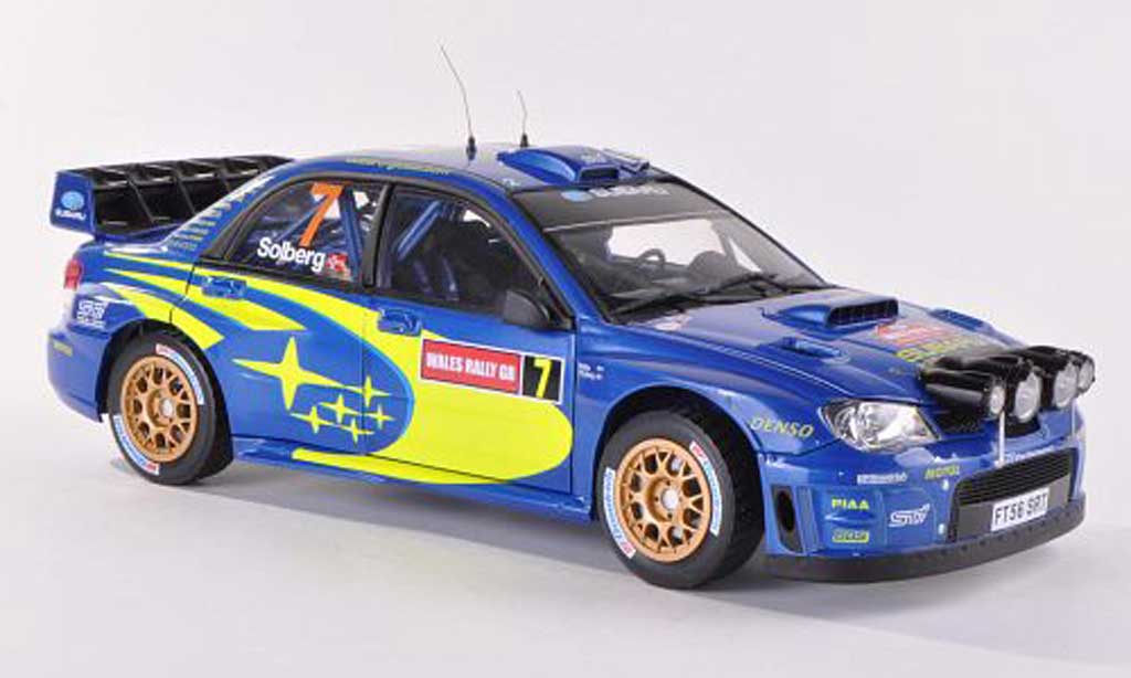 Subaru Impreza WRC 1/18 Sun Star WRC No.7 Rally Wales 2007 diecast model cars