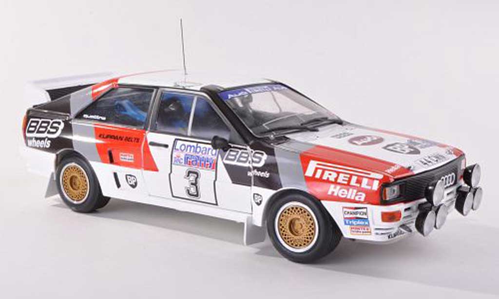 Audi Quattro 1/43 Sun Star A2 No.3 Pirelli/BBS Rally Grande-Bretagne 1983 S. Blomqvist/B.Cederberg diecast model cars