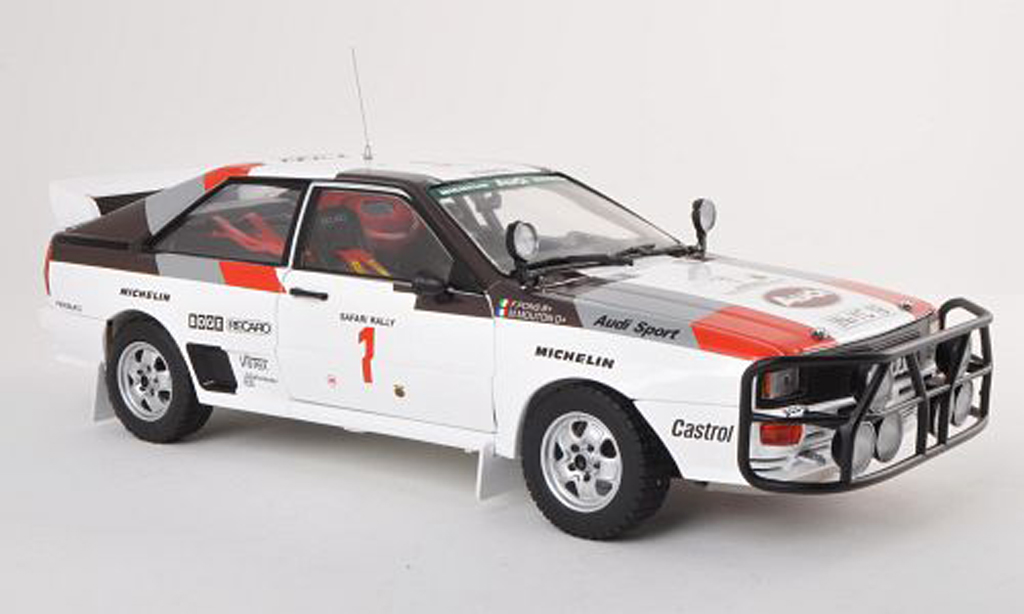 Audi Quattro 1/18 Sun Star A1 No.1 Safari Rally 1983 M.Mouton/F.Pons diecast model cars