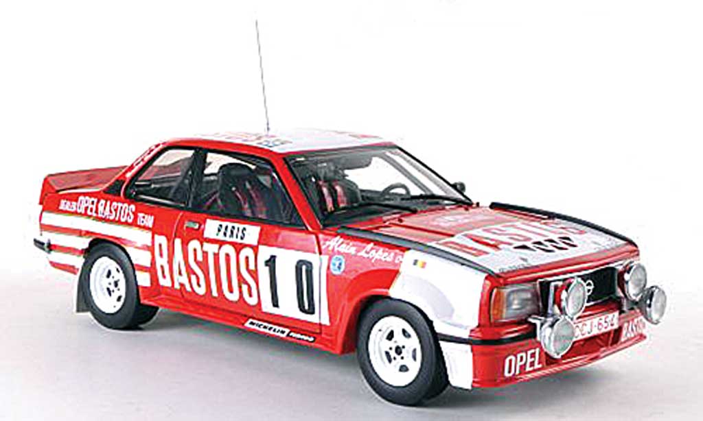 Opel Ascona B 1/18 Sun Star B 400 No.10 Bastos Rally Monte Carlo 1982 G.Calsoul/A.Lopes diecast model cars