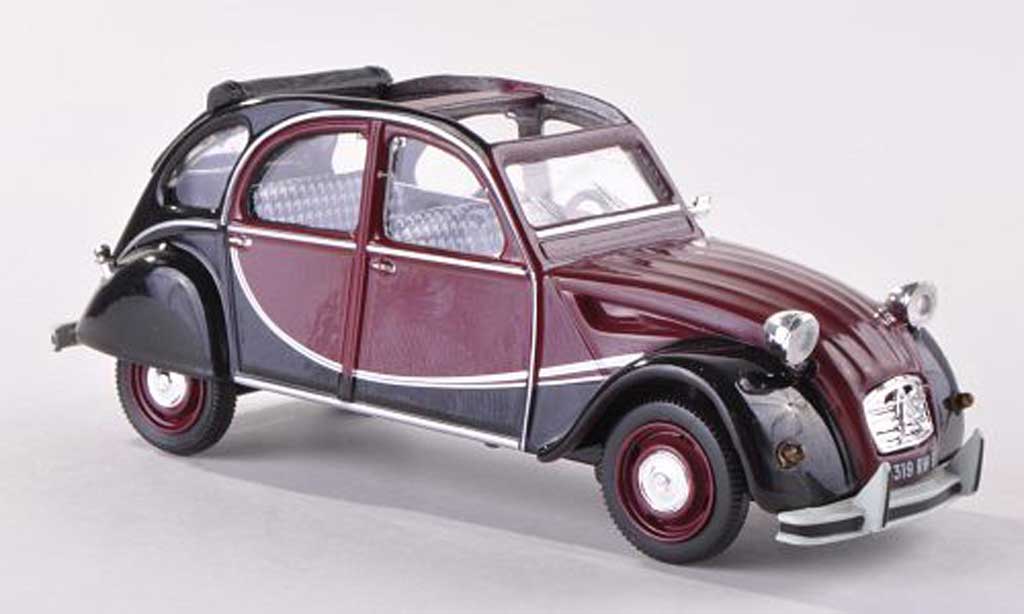 Citroen 2CV 1/43 Vitesse Charleston black-red/black 1982 diecast model cars