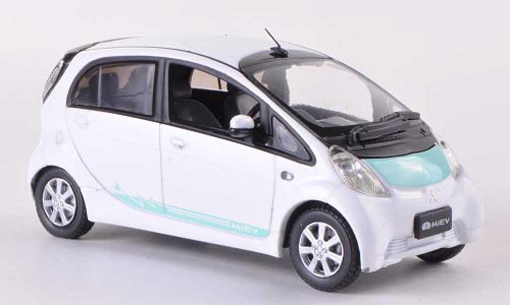 Mitsubishi iMiev 1/43 Vitesse white/turkis RHD diecast model cars