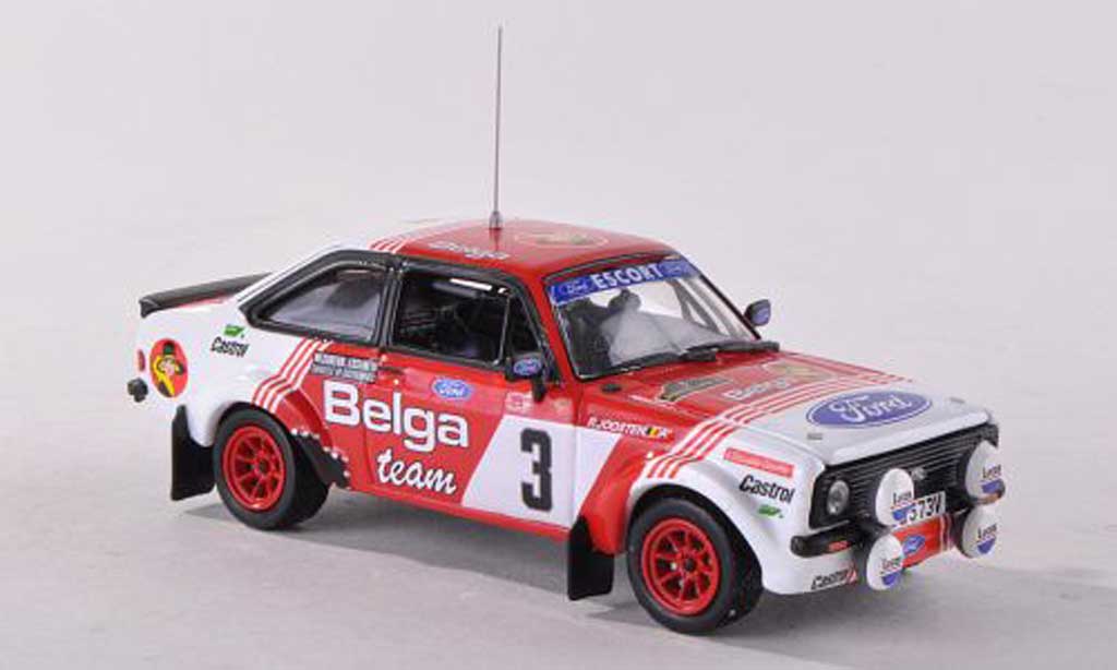 Ford Escort RS 1800 1/43 Vitesse RS 1800 MKII Belga No.3 Rally Bianchi 1982 R.Droogmans/R.Joosten diecast model cars