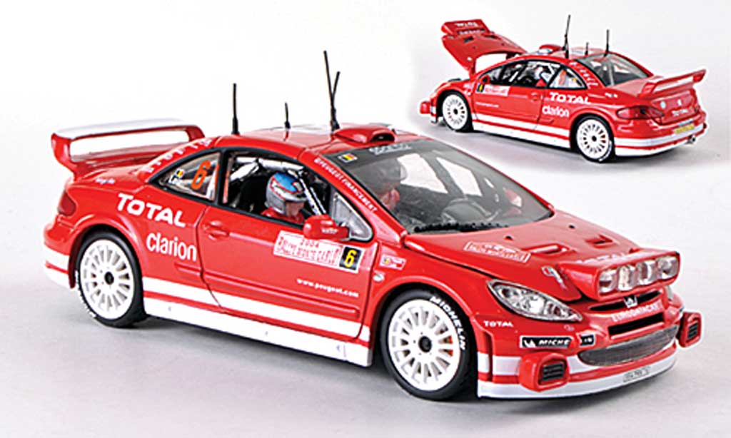 Peugeot 307 WRC 1/43 Vitesse WRC No.6 Total Rally Monte Carlo F.Loix/S.Smeets 2004 diecast model cars