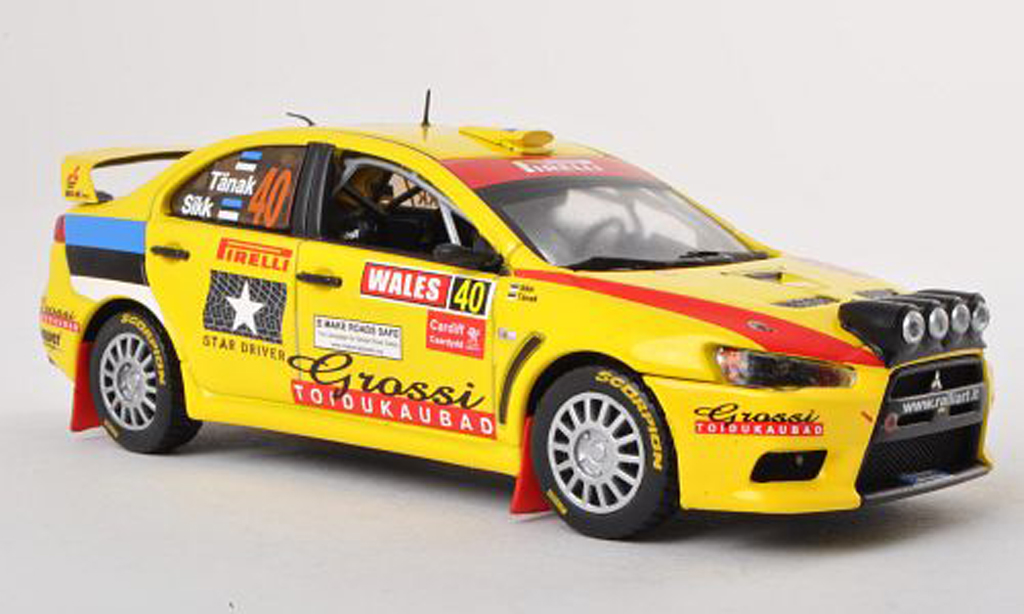 Mitsubishi Lancer Evolution X 1/43 Vitesse Evolution X No.40 Rally of Great Britain 2010 diecast model cars