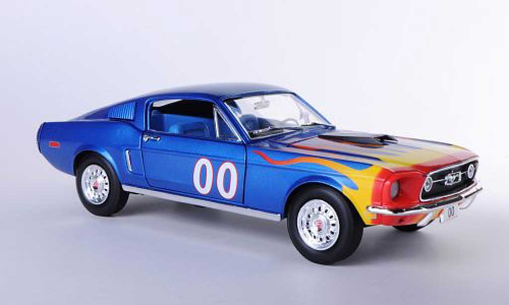 Ford Mustang 1968 1/18 Johnny Lightning 1968 Fastback No.00 The Dukes of Hazzard - Cooter's 1968 diecast model cars