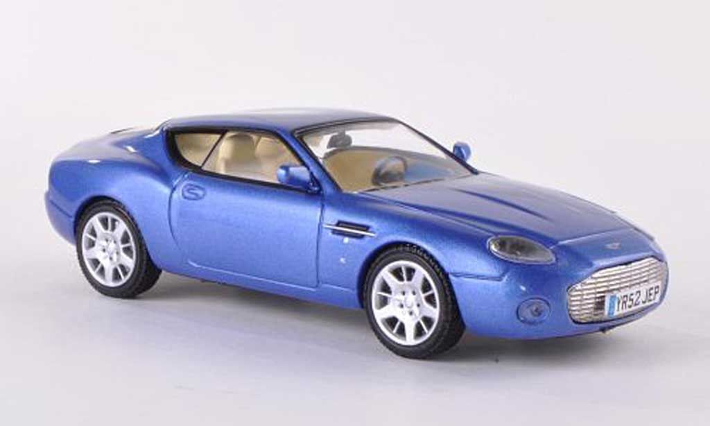 Aston Martin DB7 1/43 WhiteBox Zagato blue diecast model cars