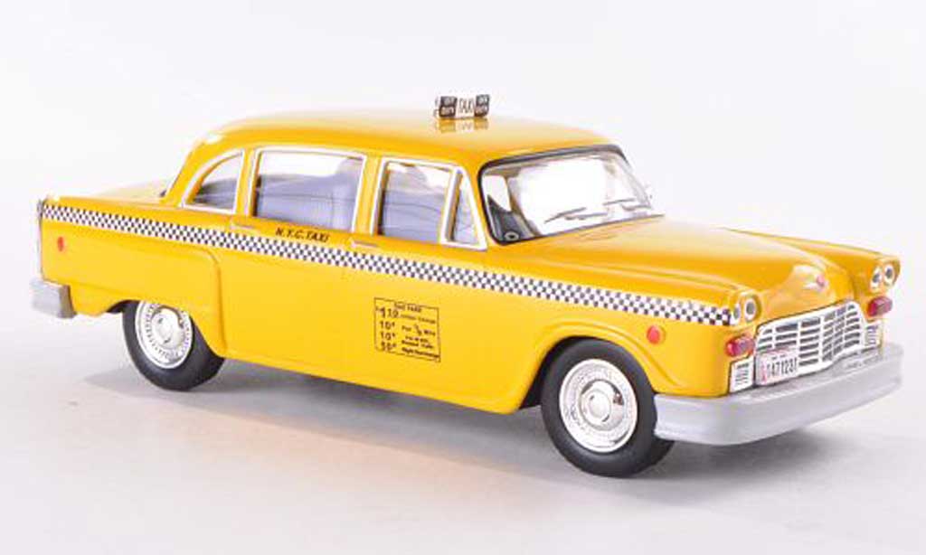 Checker Marathon 1/43 WhiteBox Yellow Cab - New York City Taxi 1980 diecast model cars