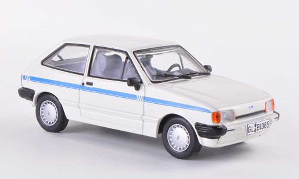 Ford Fiesta 1/43 WhiteBox MKII white diecast model cars