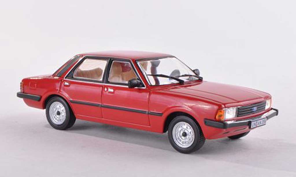 Ford Taunus 1980 1/43 WhiteBox 1980 2.0 GL red diecast model cars